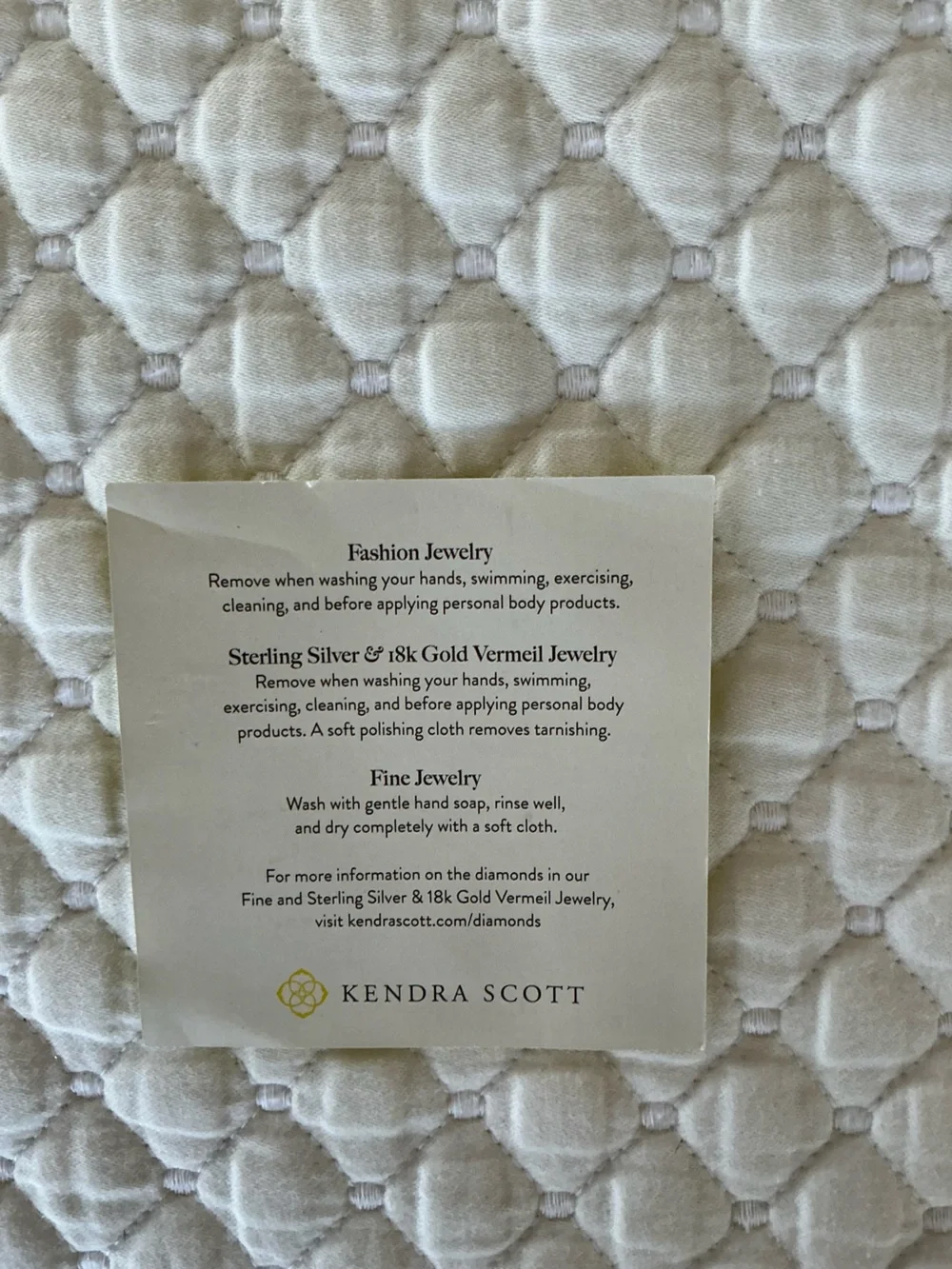 Kendra Scott Yellow Gift Bag with Cream Dust Pouch